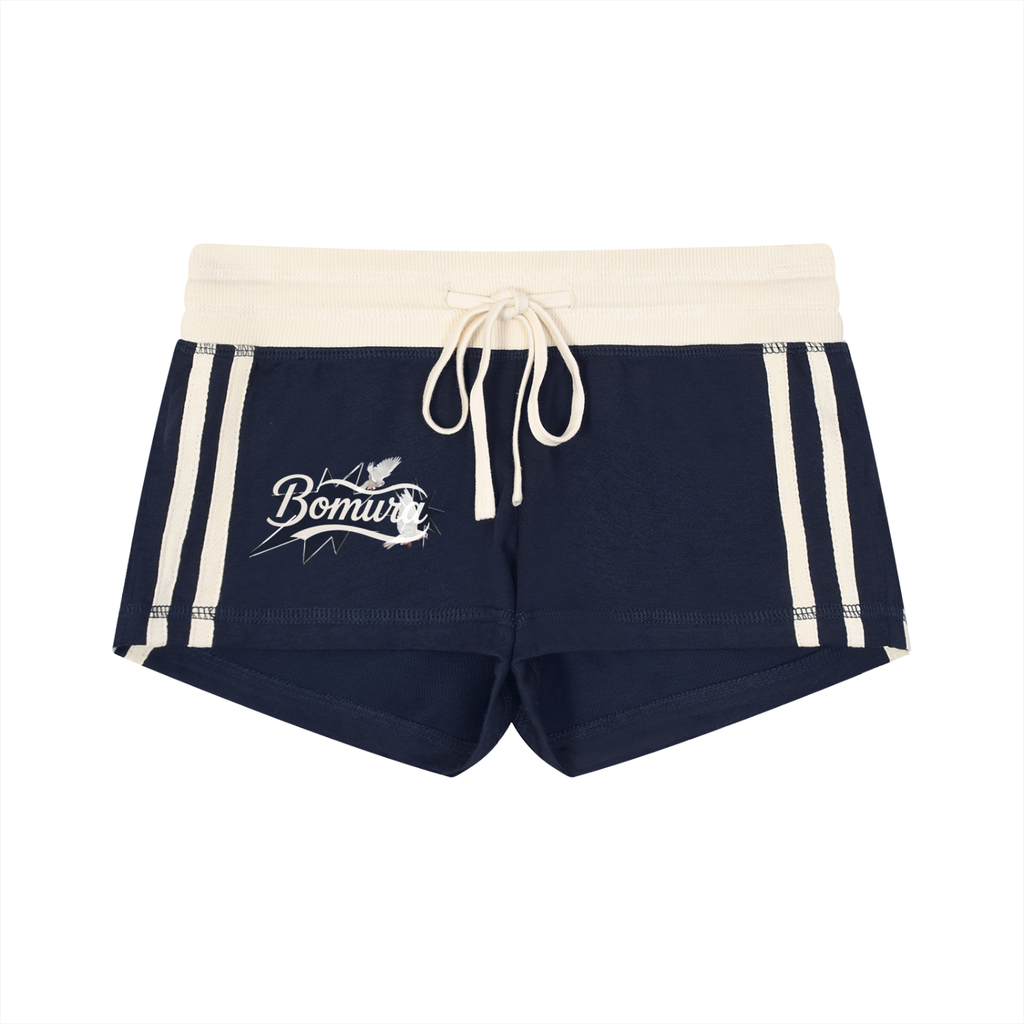 Bomura Collection '26 Women's Stripe Track Shorts