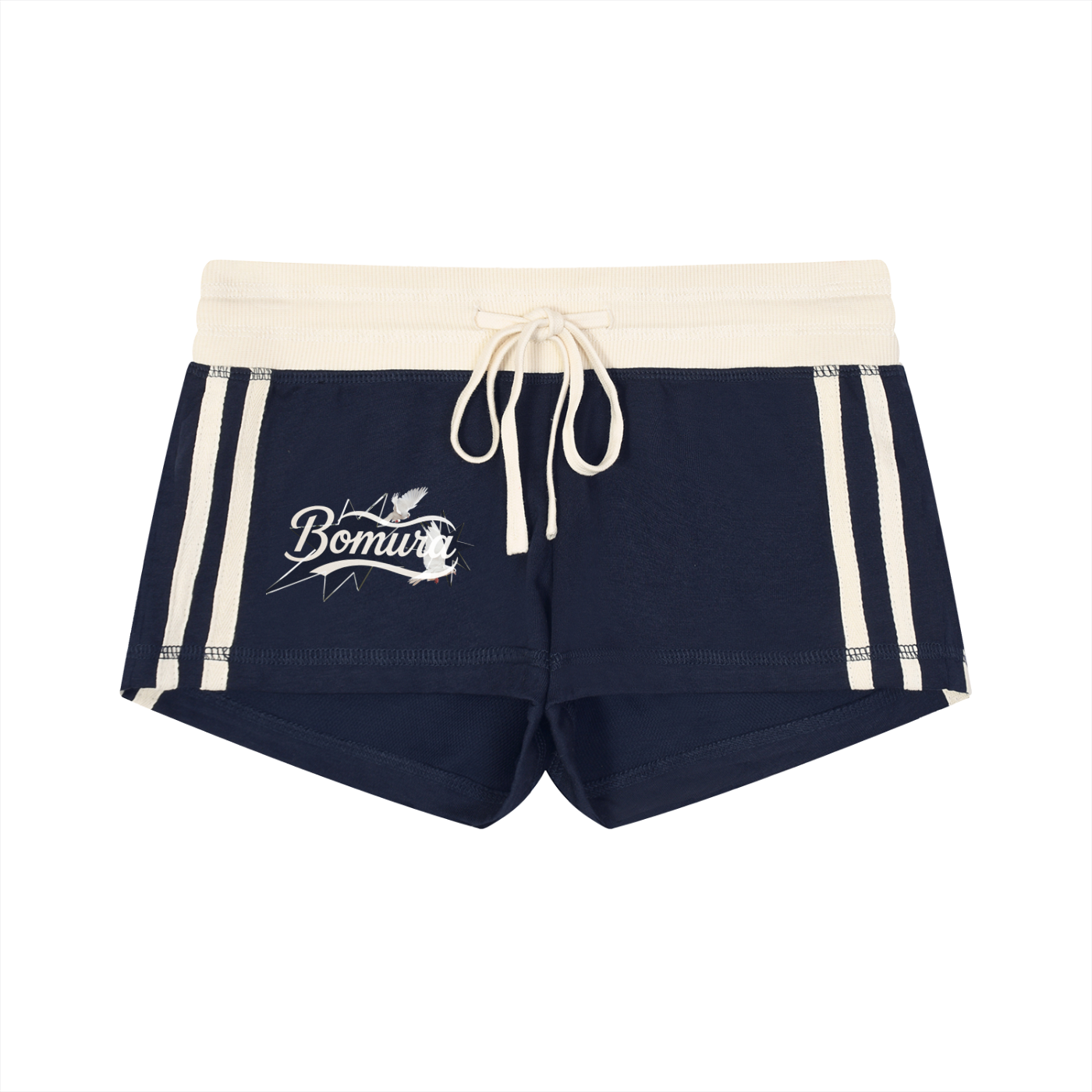 Bomura Collection '26 Women's Stripe Track Shorts