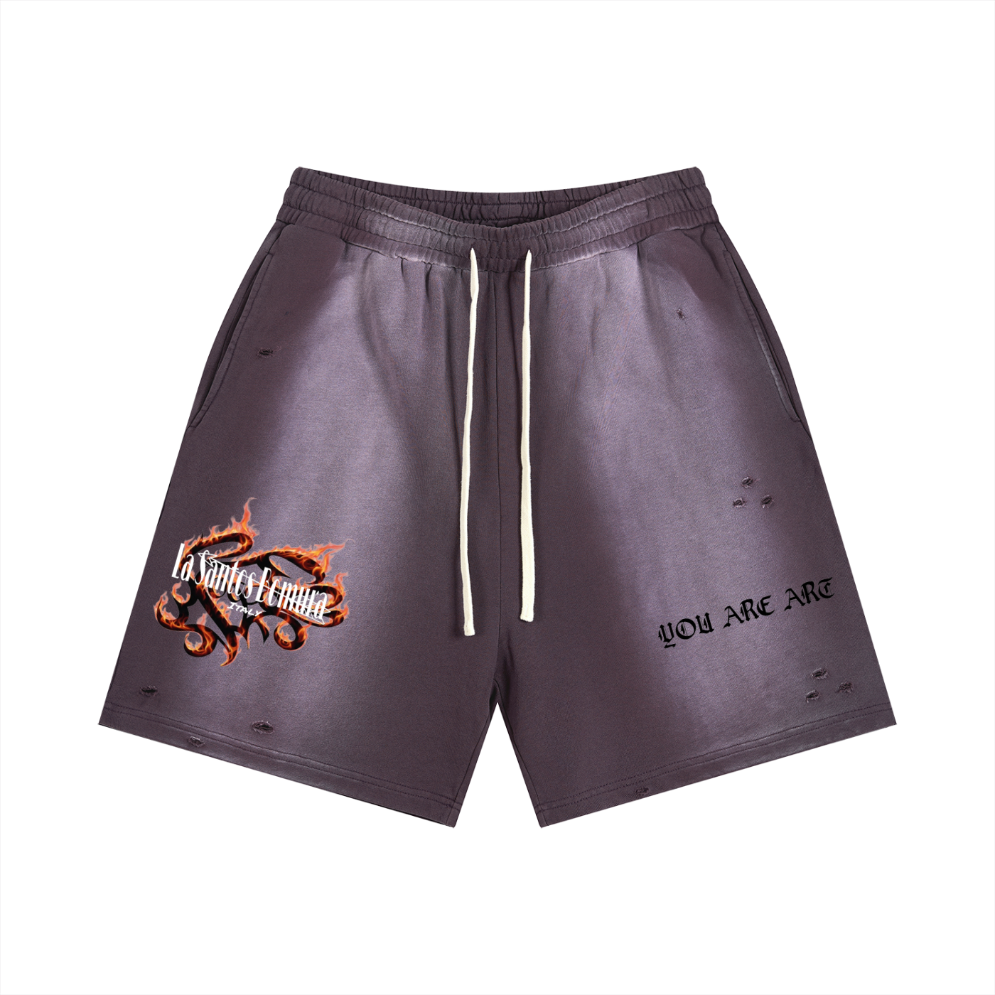 Sun Fade Distressed Shorts