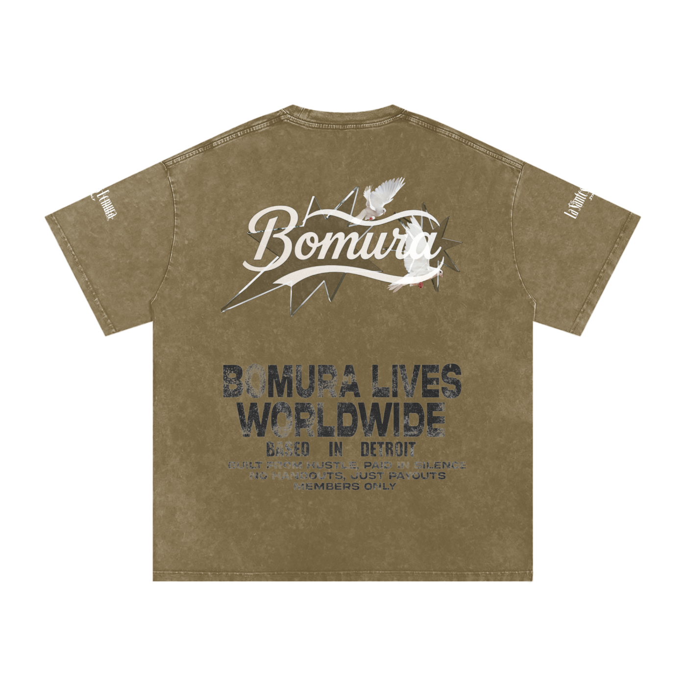 Bomura Lives SS'26 Washed Oversized Cotton T-Shirt