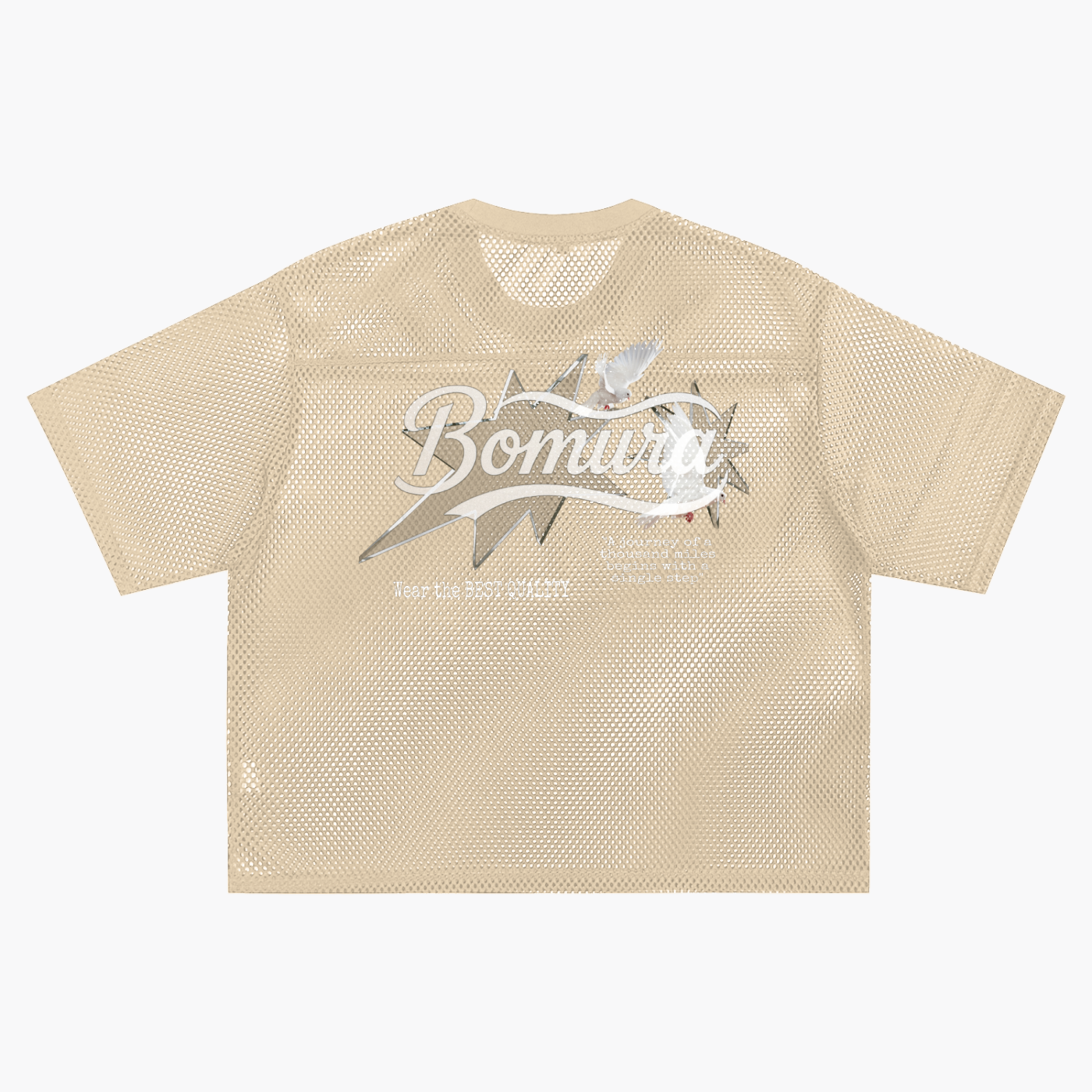 See-through Boxy Net T-Shirt