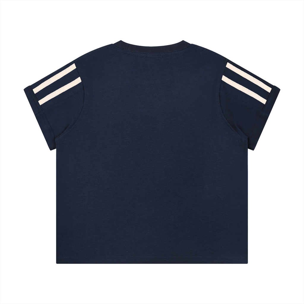 Bomura Collections '26 Women's Varsity Stripe T-Shirt