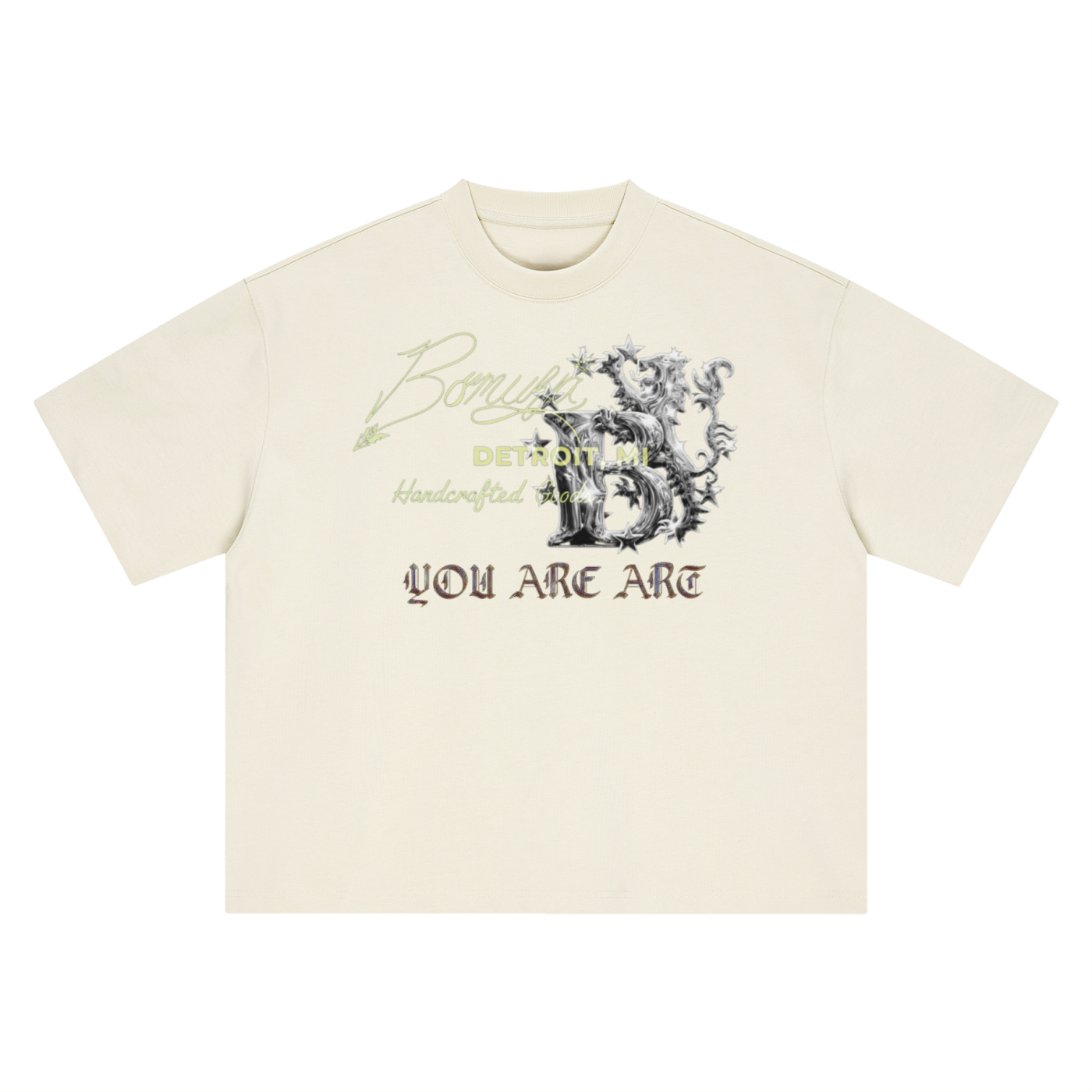 Bomura "You Are Art" Handcrafted Goods Detroit Tee