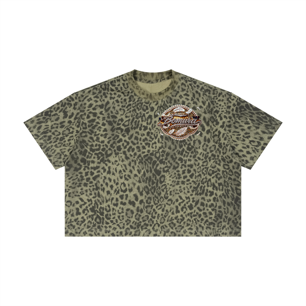 Wild Luxe Savana Leopardo Boxy Tee