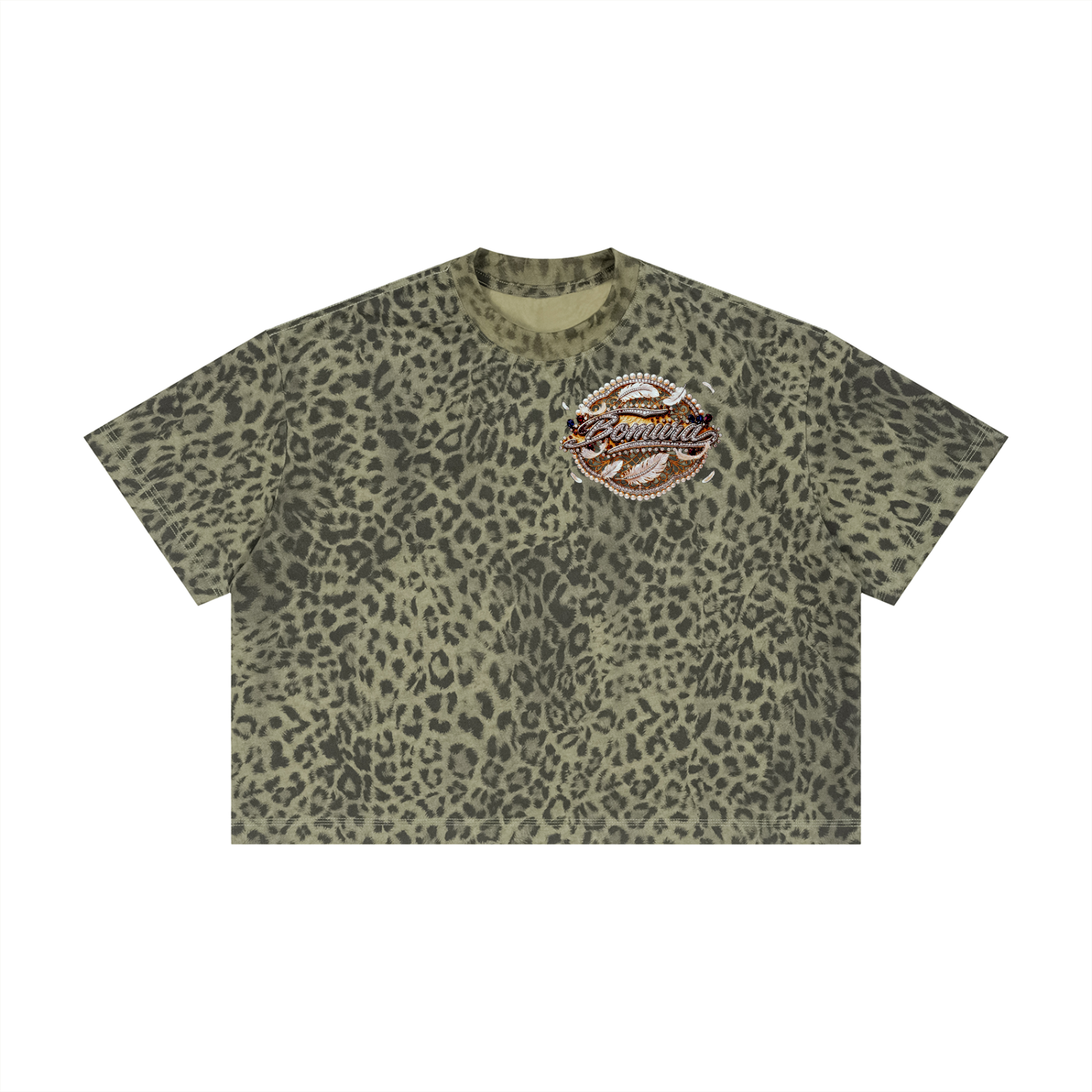 Wild Luxe Savana Leopardo Boxy Tee