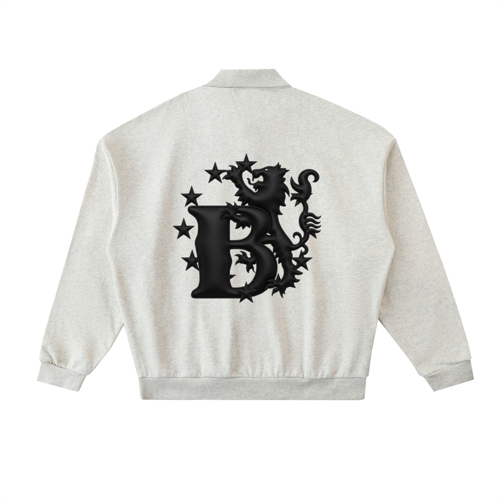 Bomura Noir Monogram Polo Sweatshirt