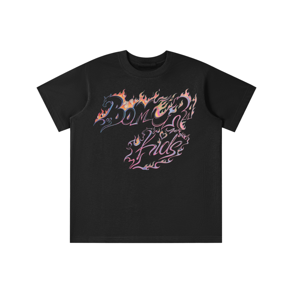 Bomura Kids Iridescent Flame Tee