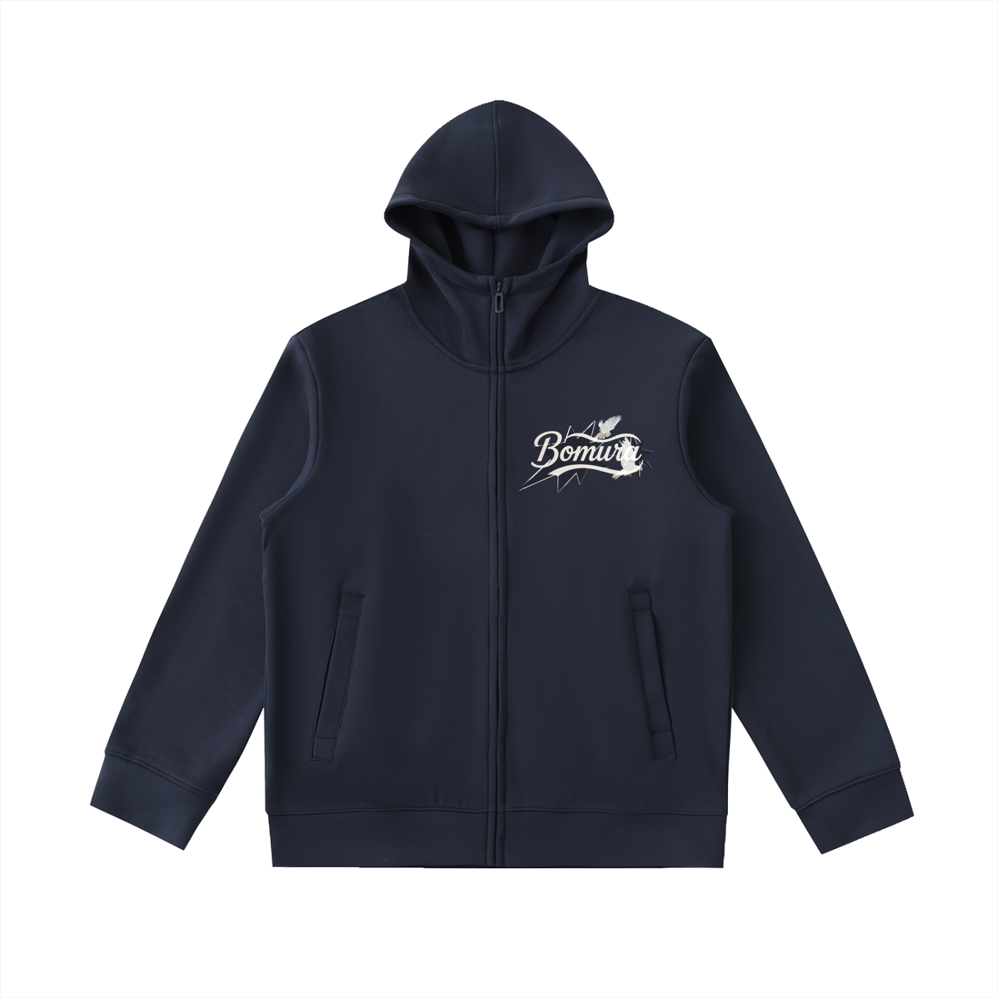Bomura Essential Breakout Zip Hoodie Hoodie