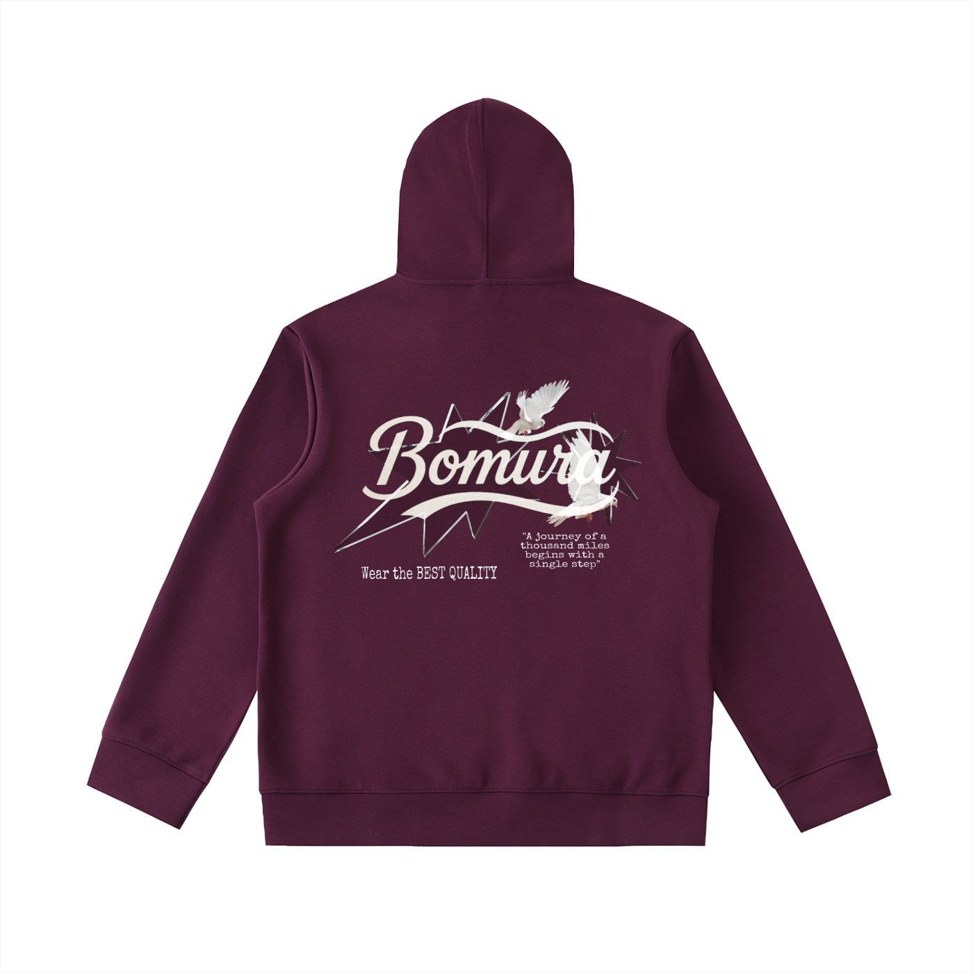 Bomura Essential Breakout Zip Hoodie Hoodie