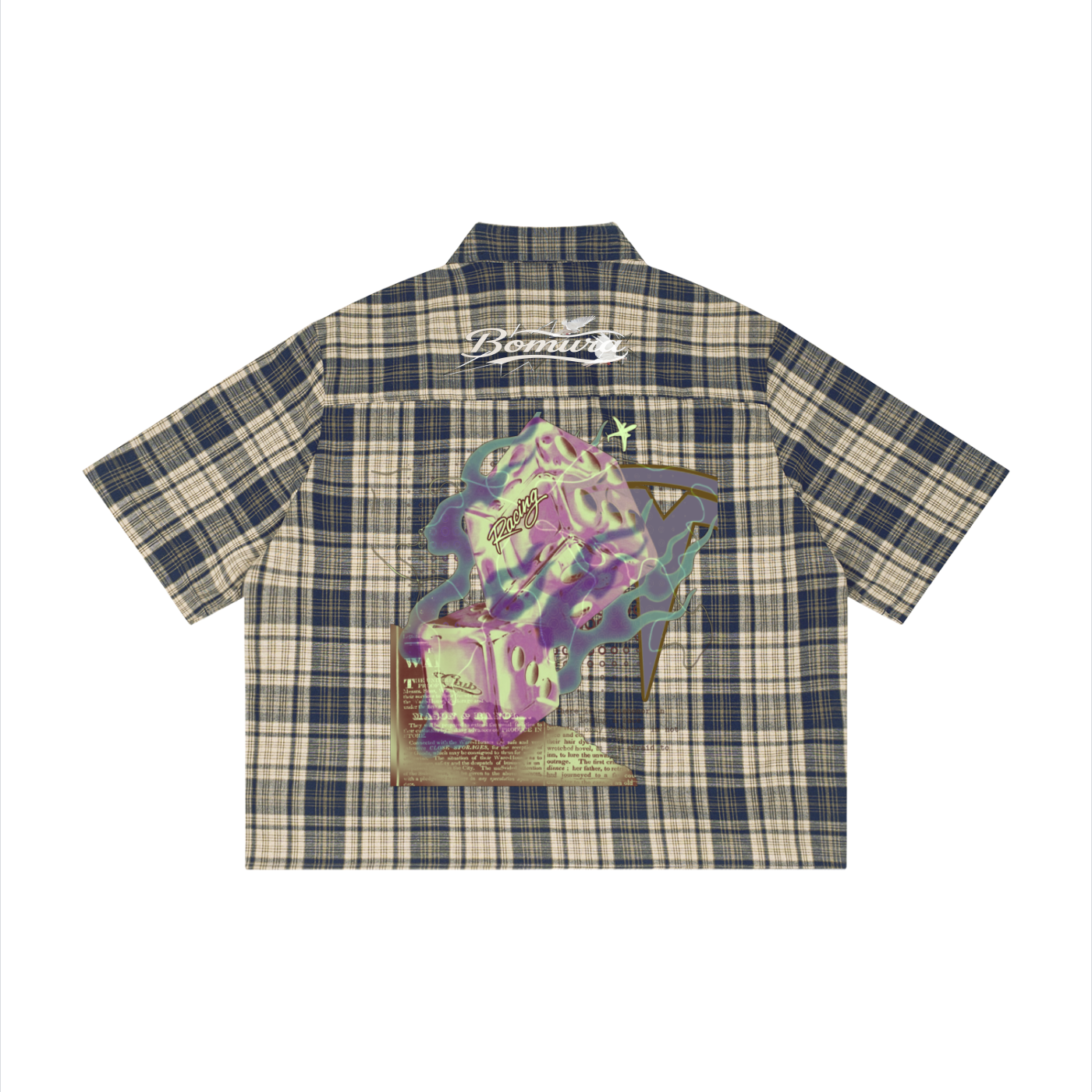 Bomura Club Plaid Boxy Shirt — Unisex Summer Issue