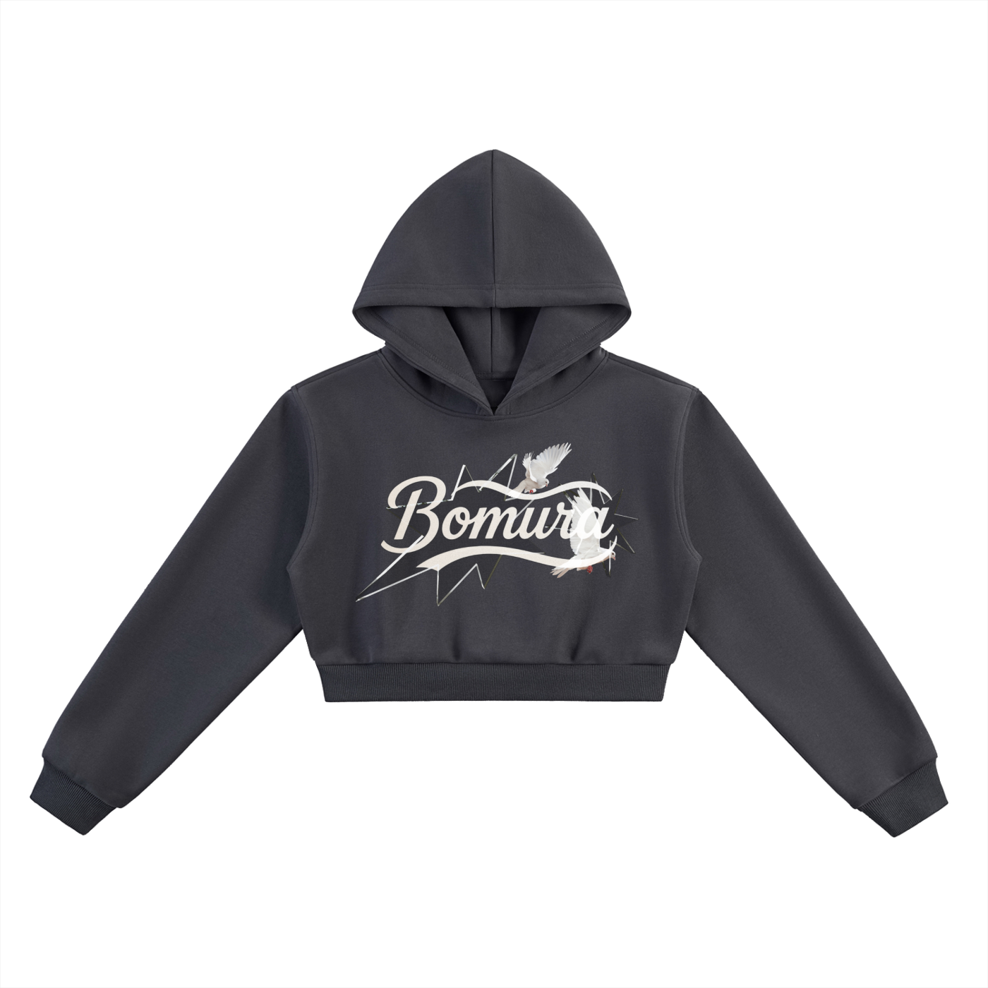 Bomura Collection '26 Woman's Cropped Hoodie