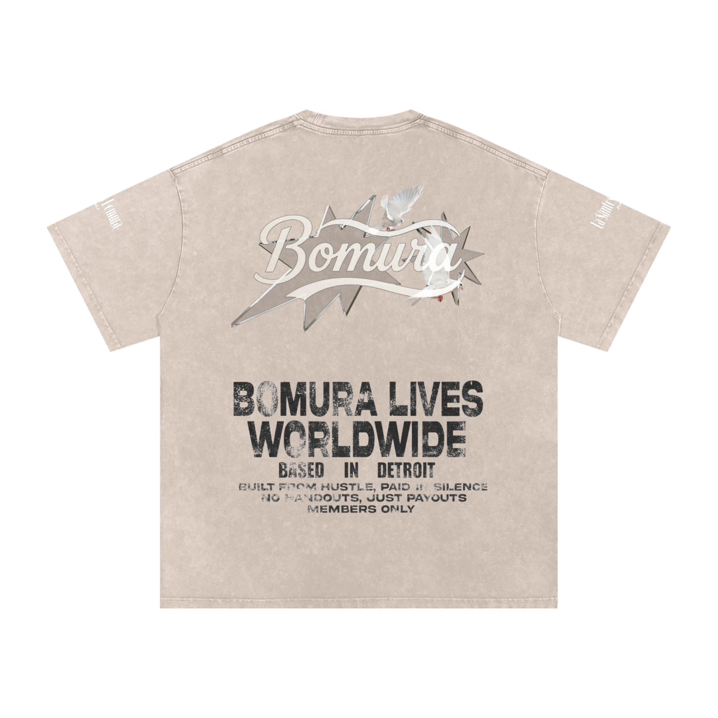 Bomura Lives SS'26 Washed Oversized Cotton T-Shirt