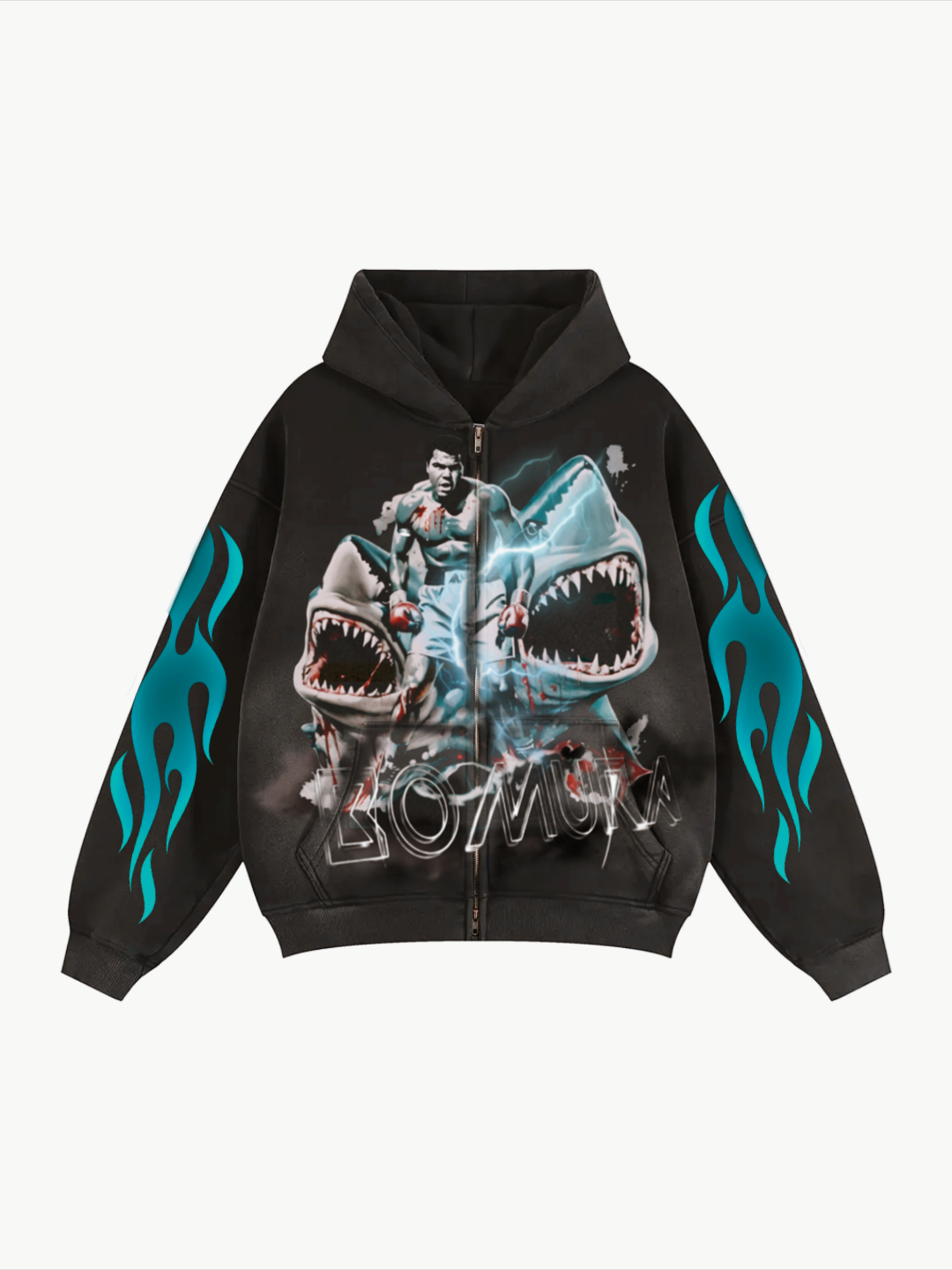 Bomura Collection 2026 Ali Knockout Vintage Hoodie