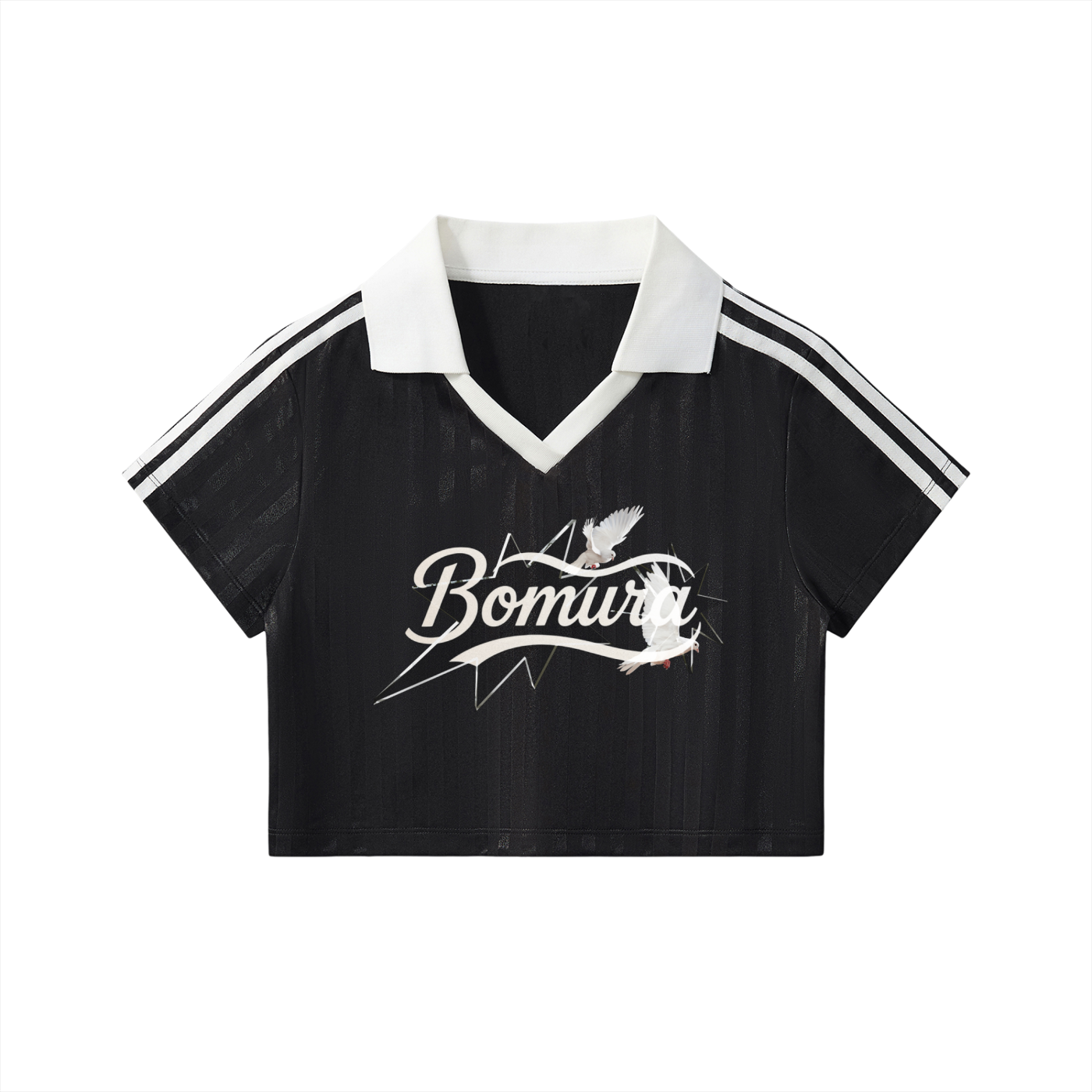 Bomura Varsity Sport Crop Jersey
