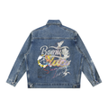Bomura Edition Vintage Washed Zip Up Denim Jacket