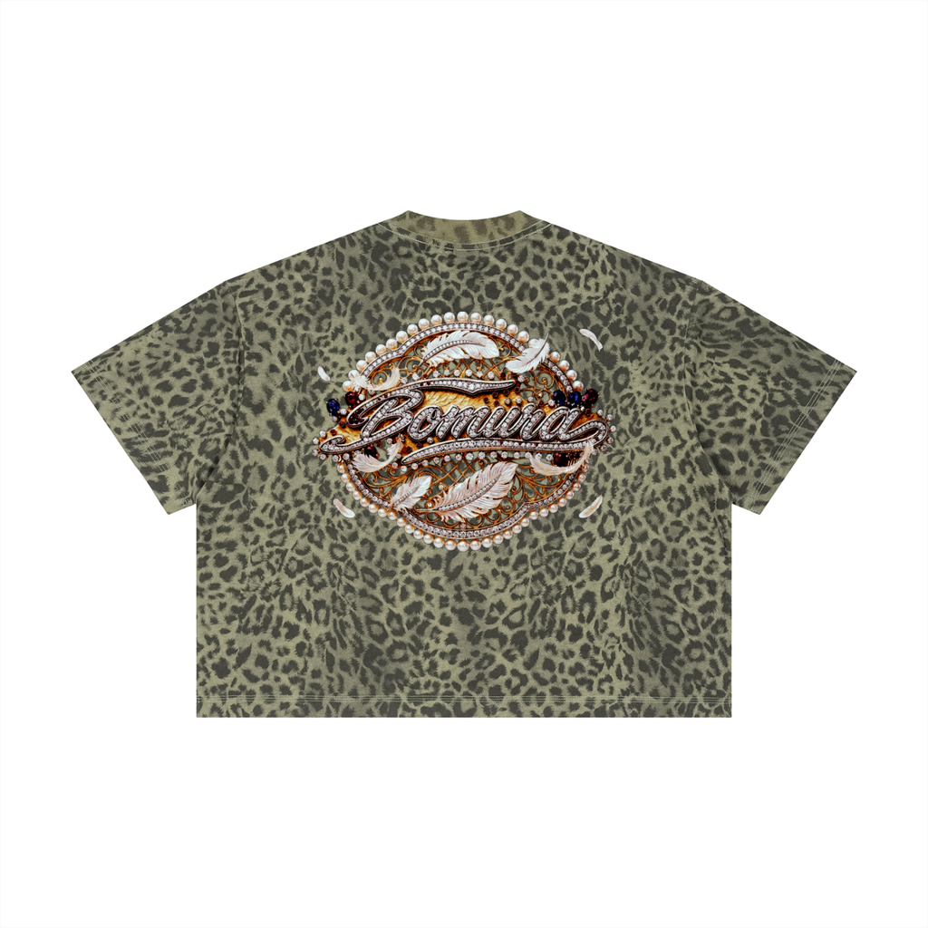 Wild Luxe Savana Leopardo Boxy Tee