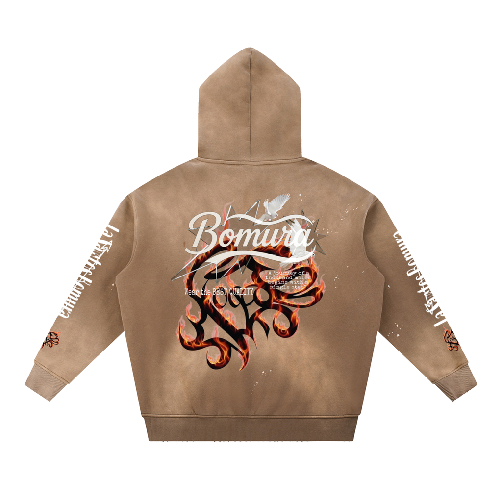Bomura Heritage — Bomura Is The Answer Flame Hoodie