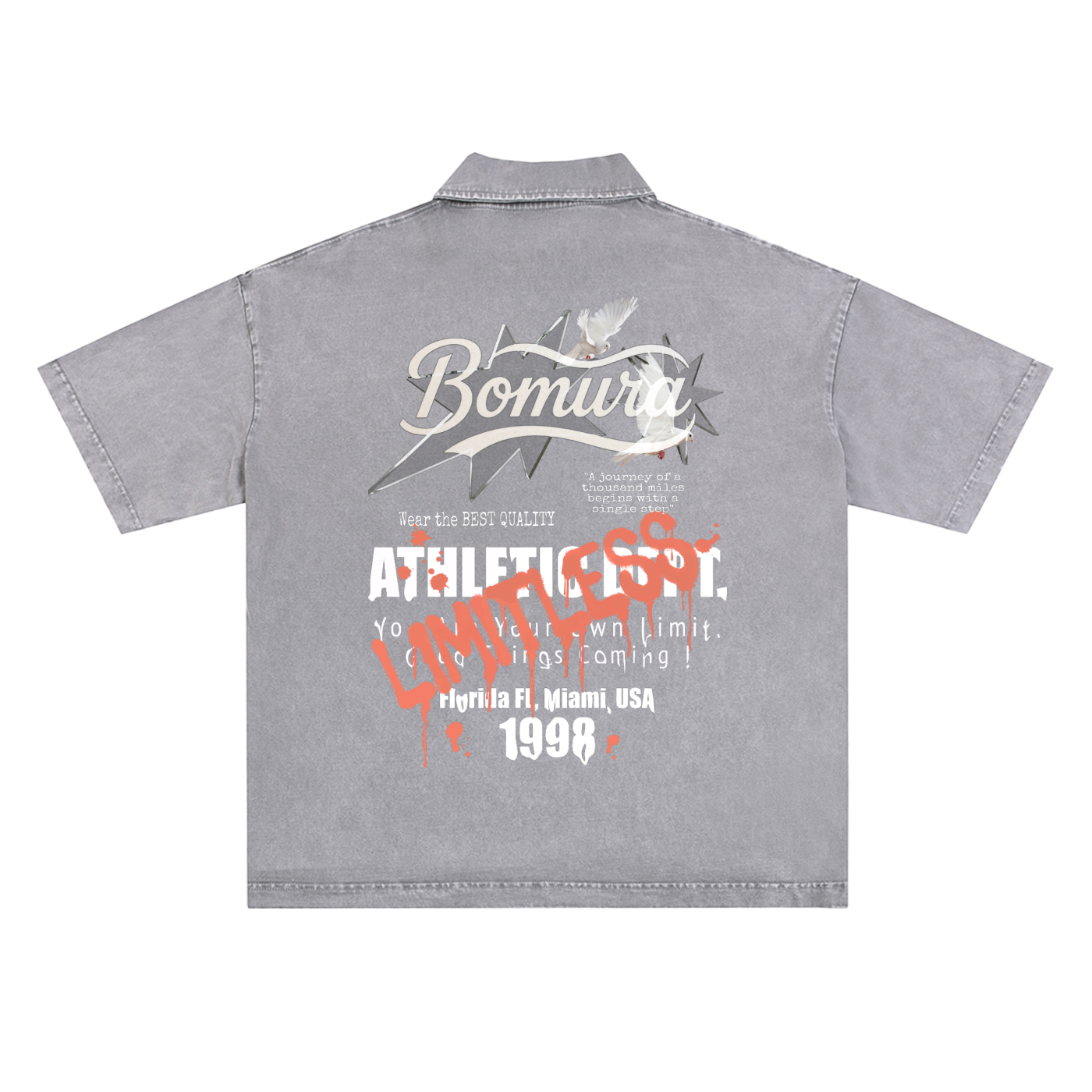 Bomura Collection '26 Athletic Dept 1998 LIMITLESS Polo T-Shirt