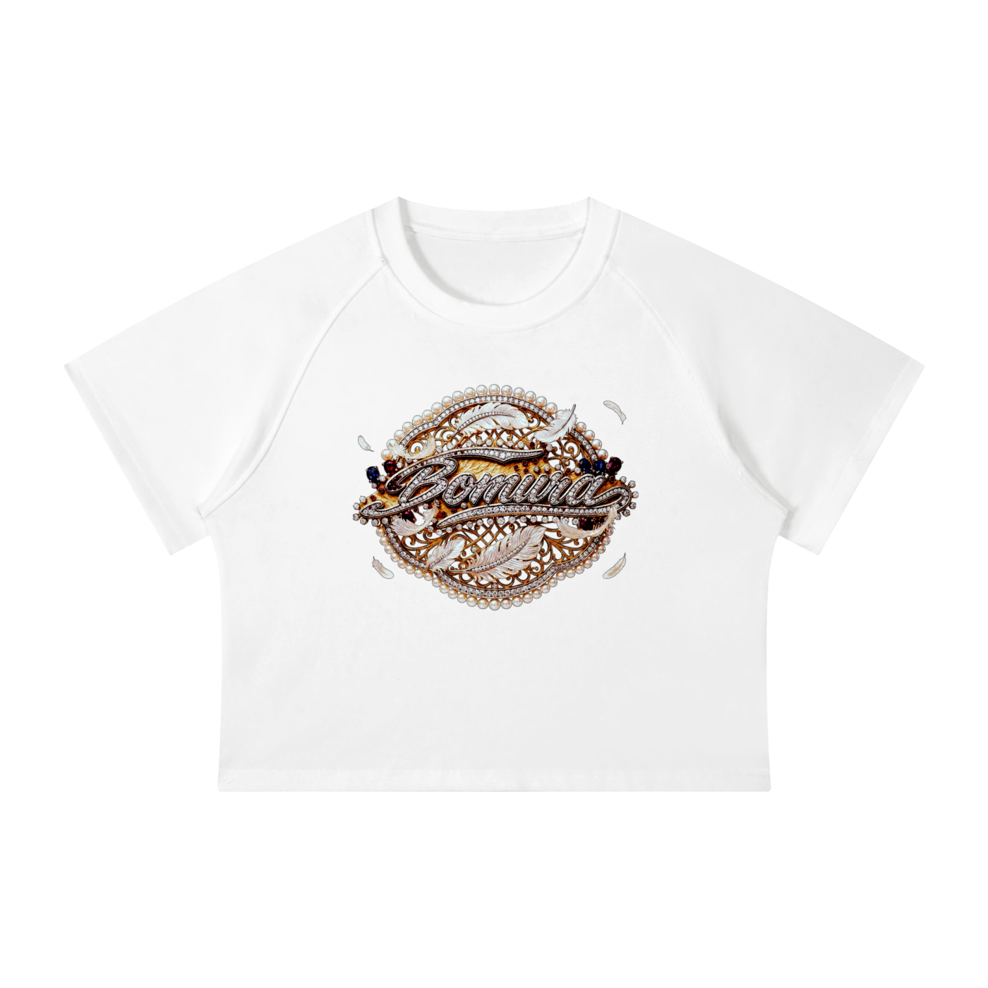 Bomura Gioiello Crop Tee