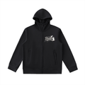 Bomura Dove Script Zip Hoodie
