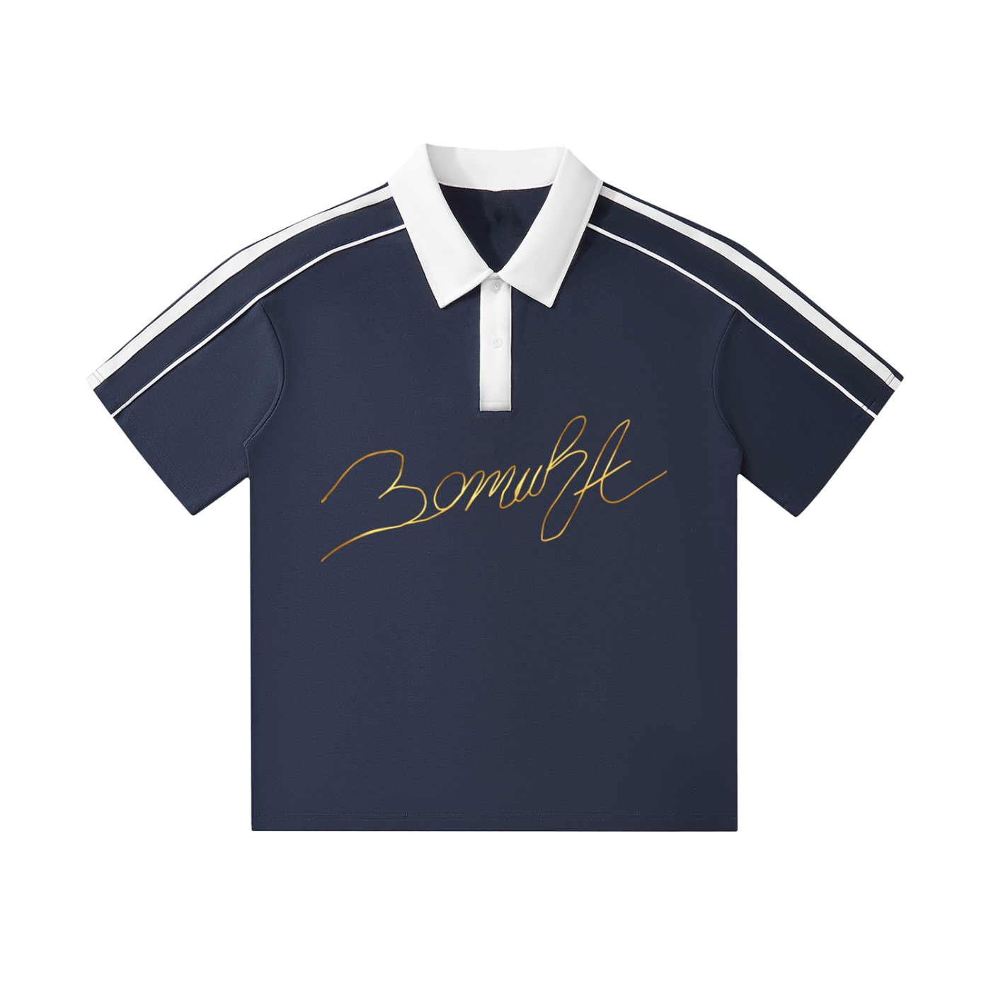 Bomura Gold Script Polo
