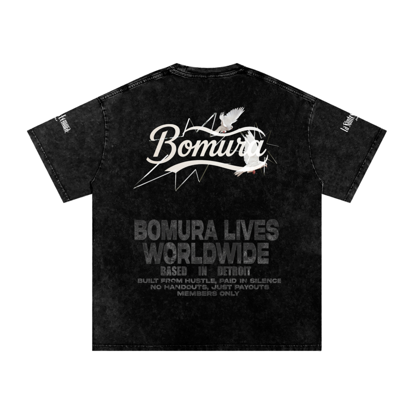 Bomura Lives SS'26 Washed Oversized Cotton T-Shirt
