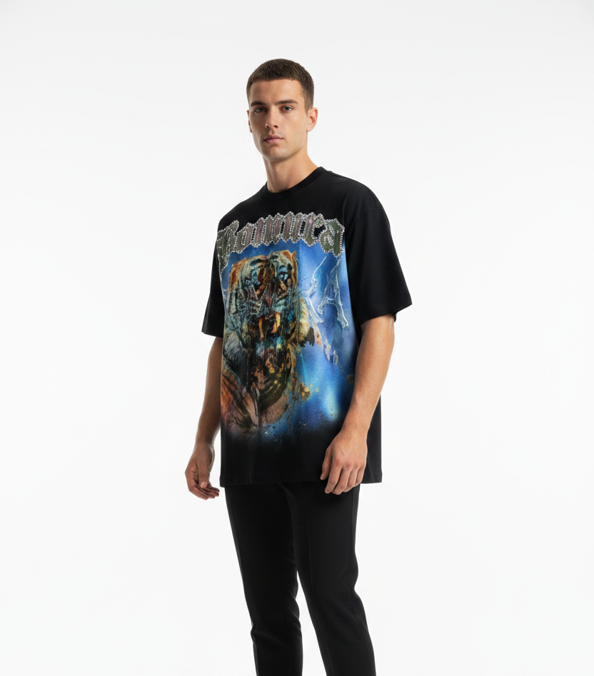 Bestia di Milano Oversized Tee – Luxury Editorial