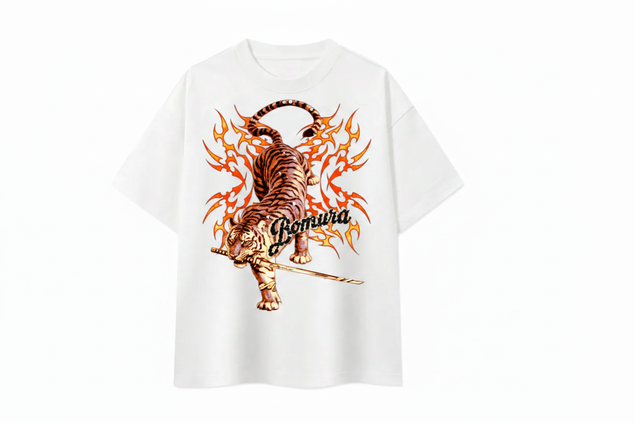 Bomura Blazing Ronin Tee - Front