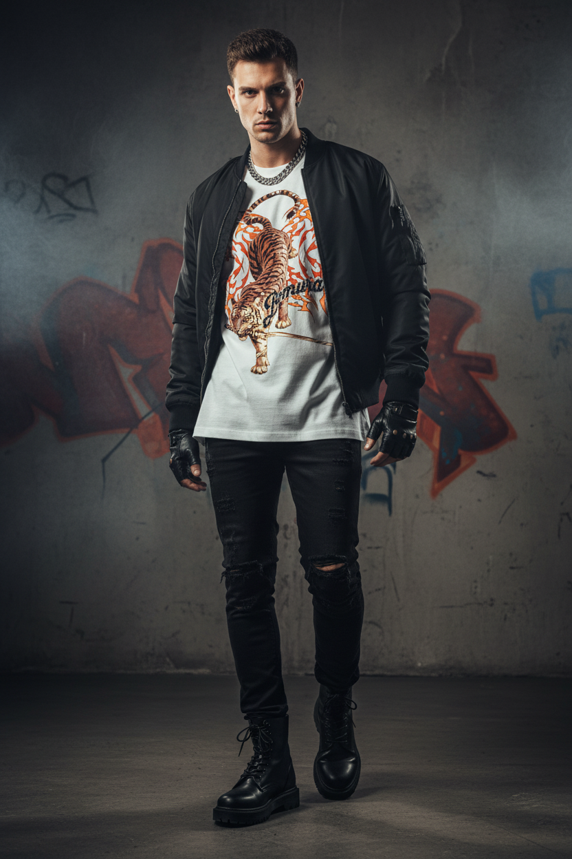 Bomura Blazing Ronin Tee - Studio Full Body