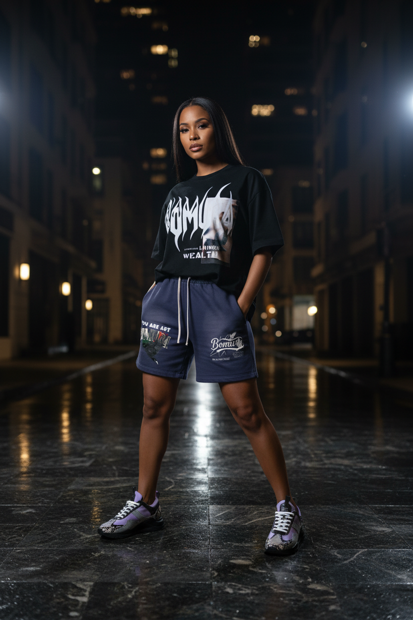 Bomura Collection — Female Model Street Editorial