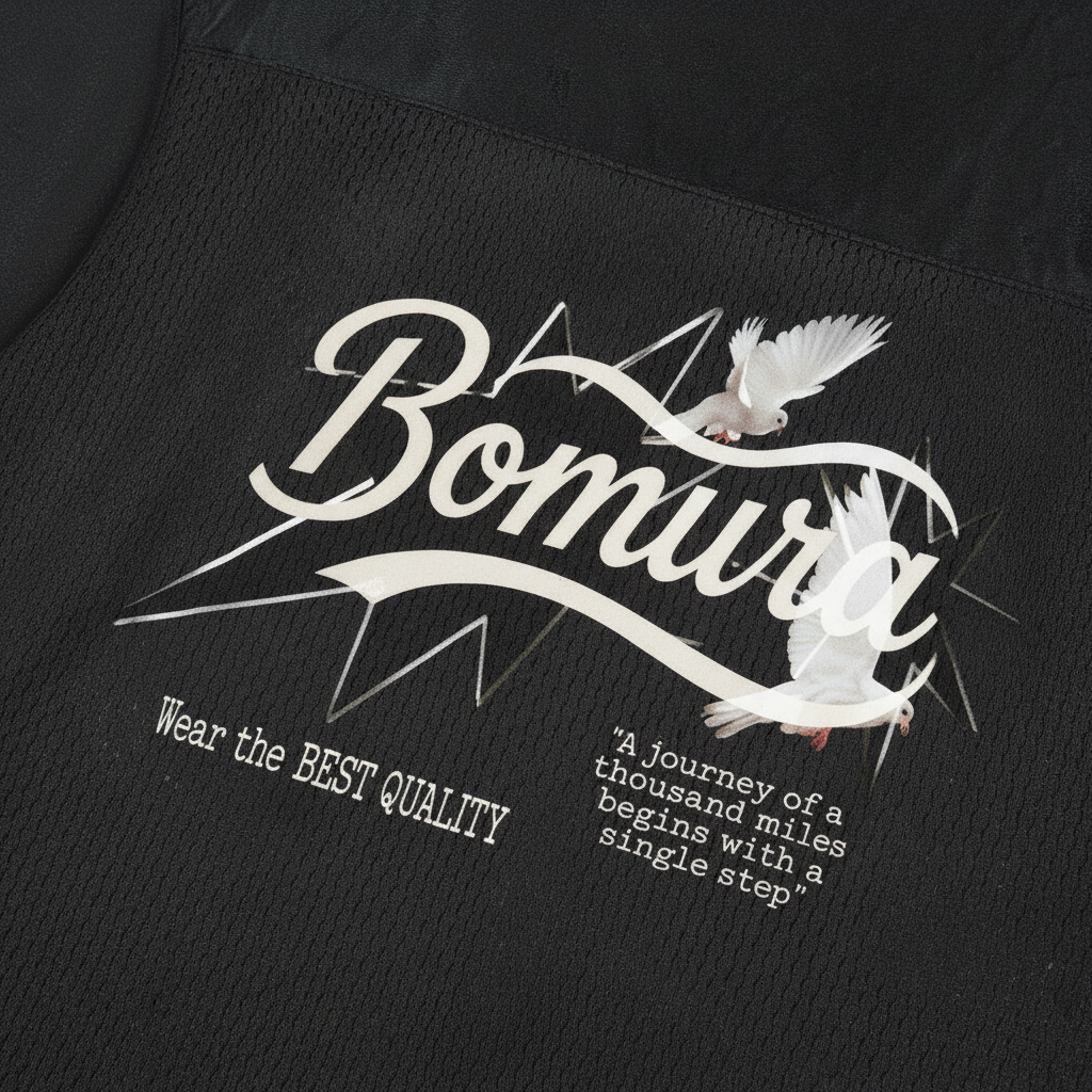 Bomura Mesh Tee - Back Detail
