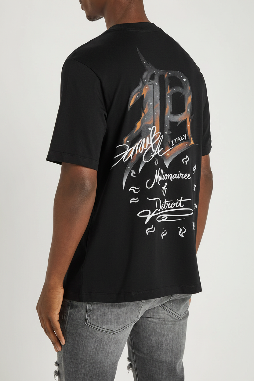 Bomura Millionaire of Detroit Tee - Back View