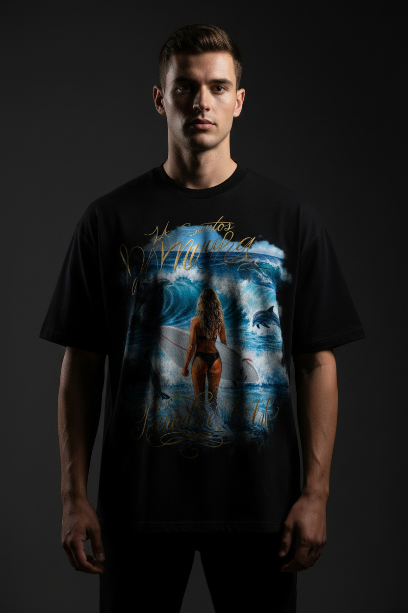 Bomura Pacífico Marea Divina Tee – Front View
