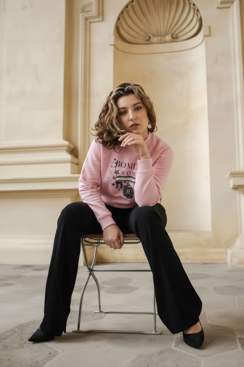 Bomura Rome Crest Sweatshirt Editorial