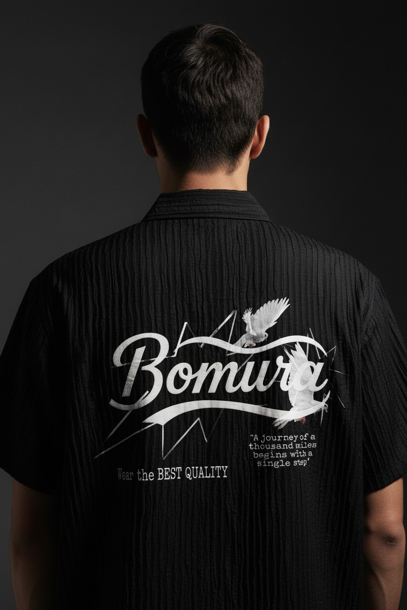 Bomura Shirt Back Close-Up