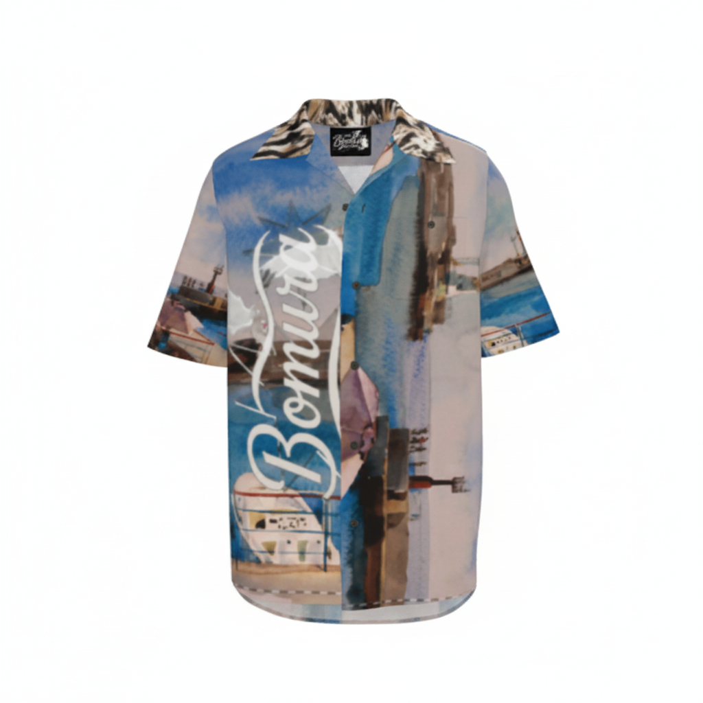 Bomura Porto di Sogni Silk Button-Up Shirt