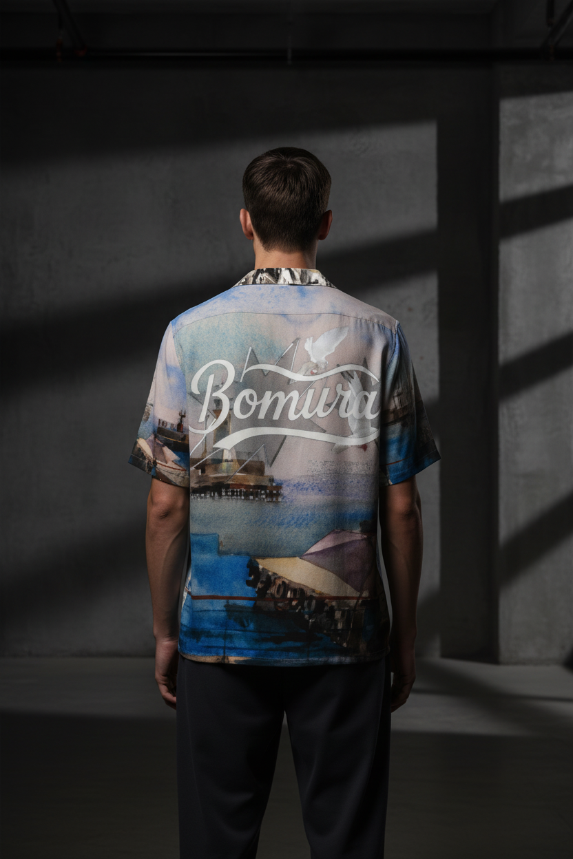 Bomura Shirt - Model Back View