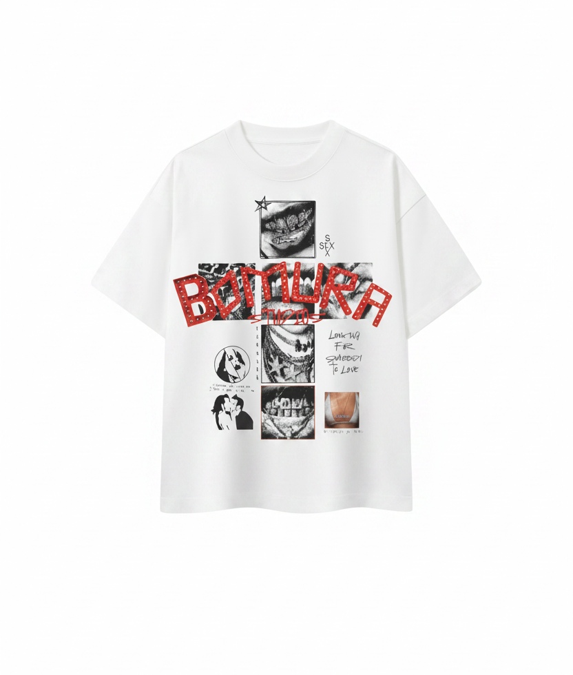 BOMURA Shirt White Background
