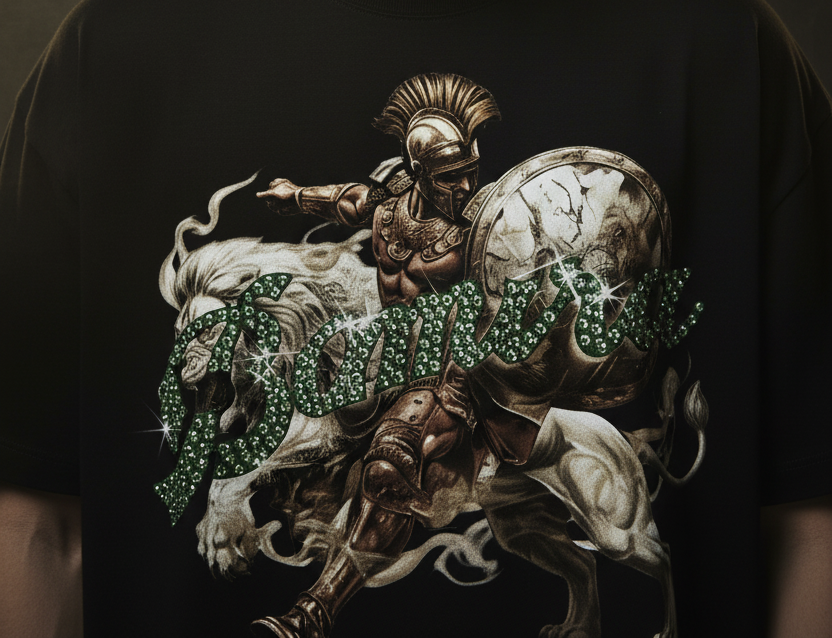 Bomura Sovereign Spartan Tee - Campaign Close-Up