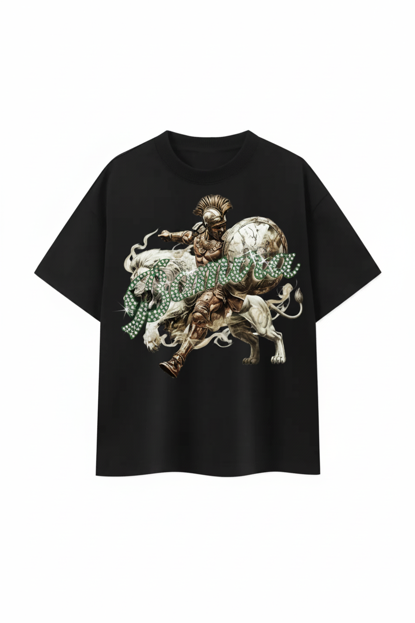 Bomura Tee with Silver Rhinestone Logo