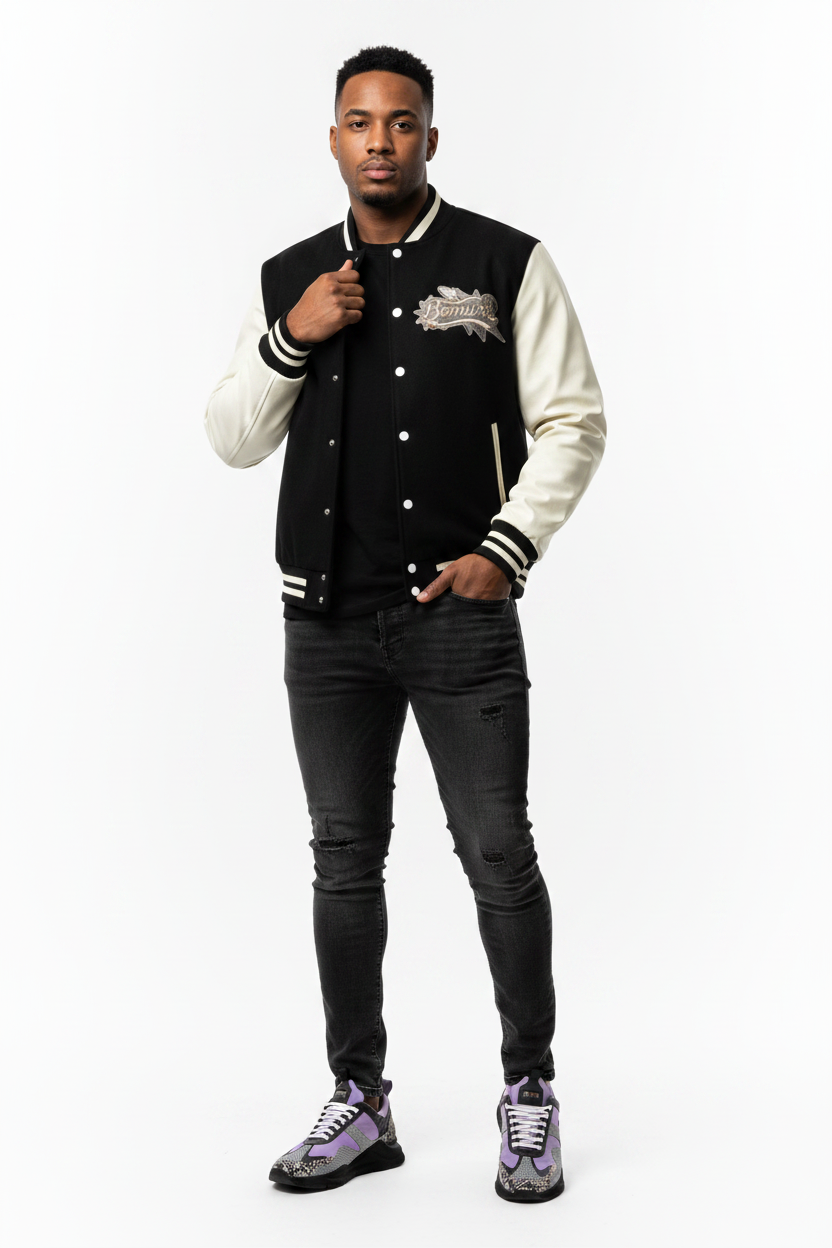 Bomura Varsity Jacket - Front