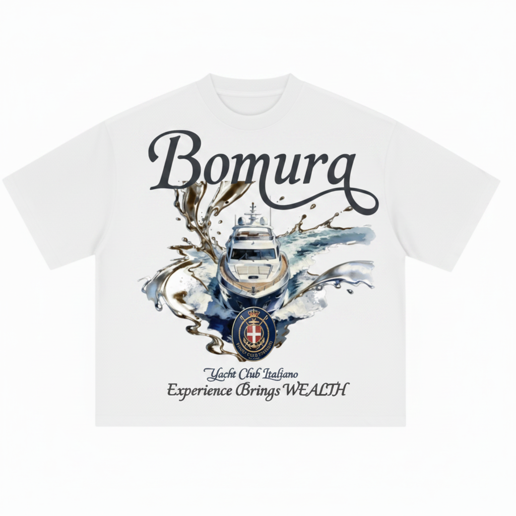 Bomura Yacht Club Italiano Tee - White Version