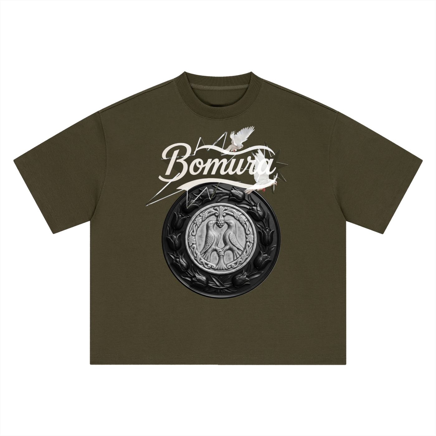 Bomura Dove Medallion Tee