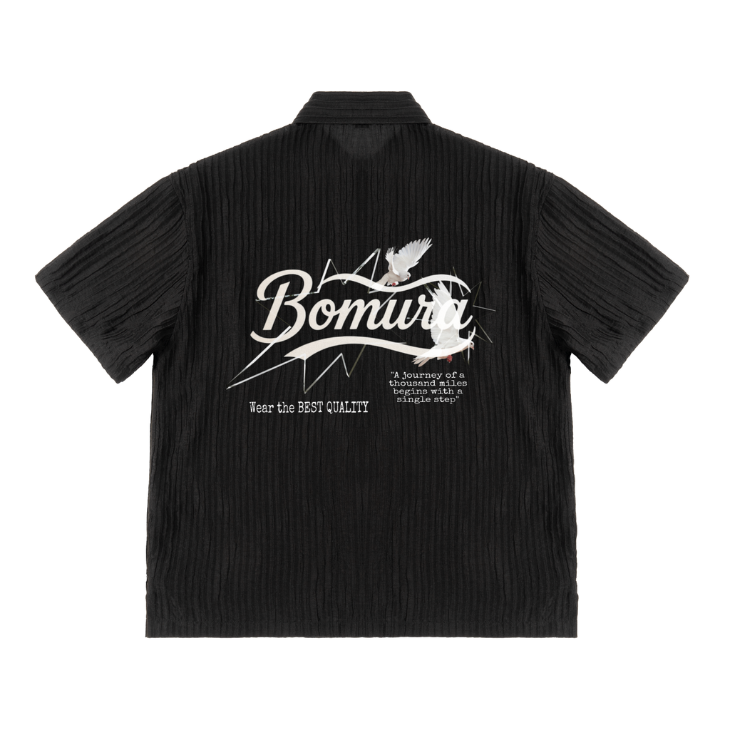 Bomura Collection '26 Jacquard Cotton Piqué Polo