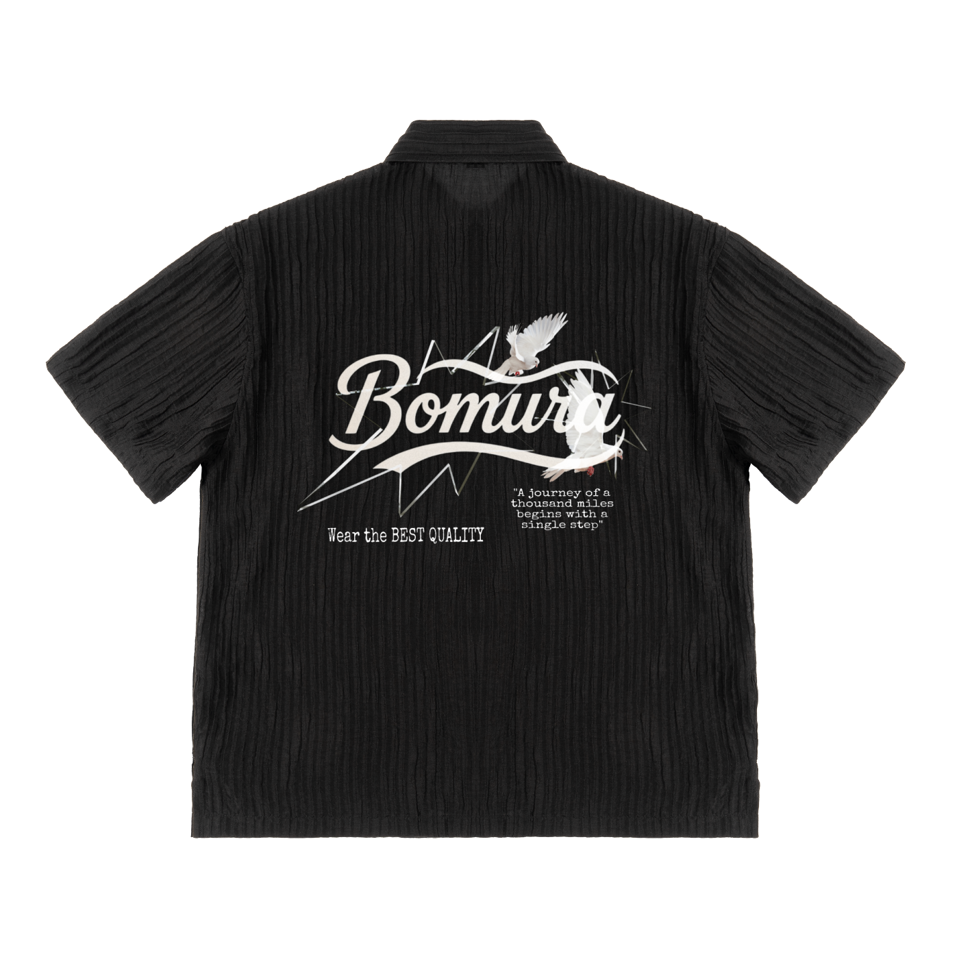Bomura Collection '26 Jacquard Cotton Piqué Polo