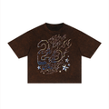 Bomura "Nautical Burn 25" Washed Crop Tee