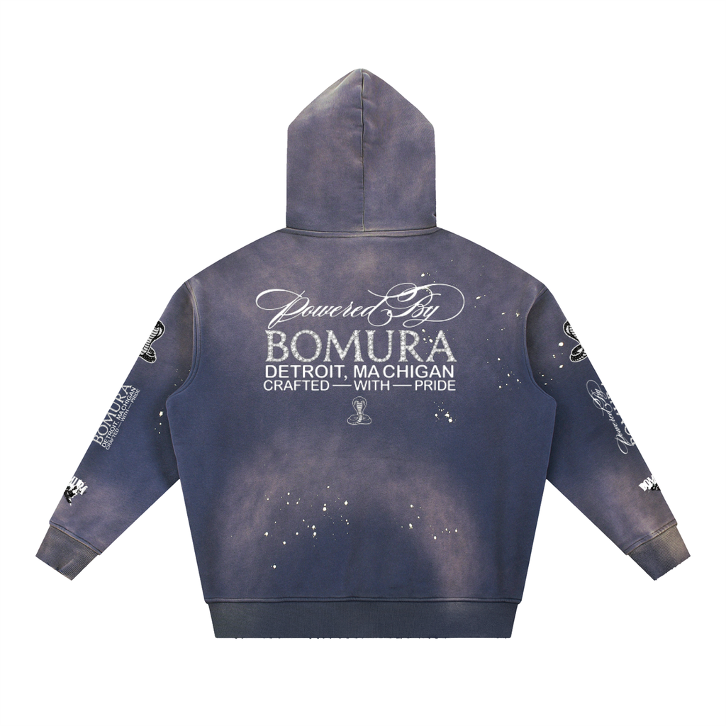 Bomura Vintage Via Vandetta Embellished Hoodie