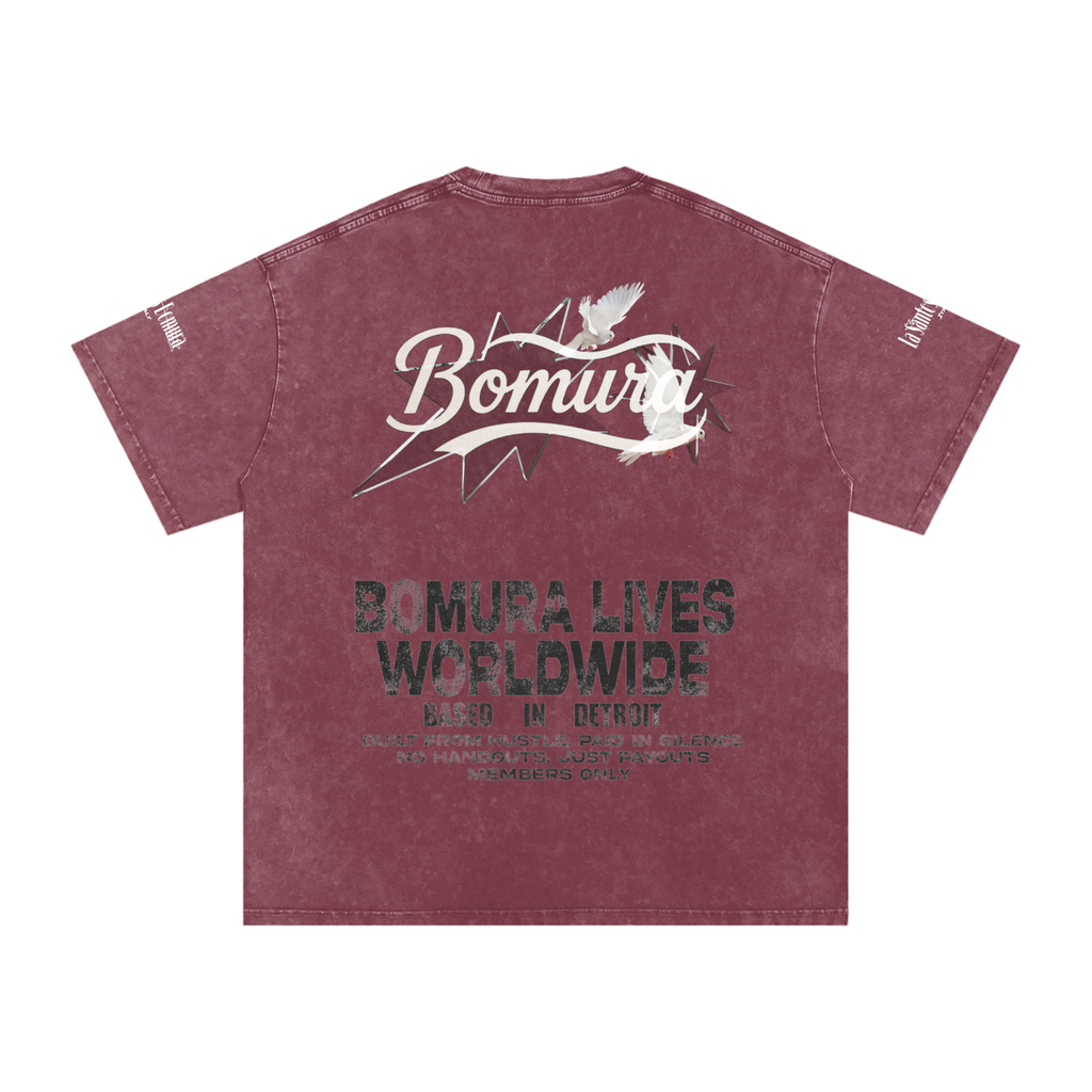 Bomura Lives SS'26 Washed Oversized Cotton T-Shirt