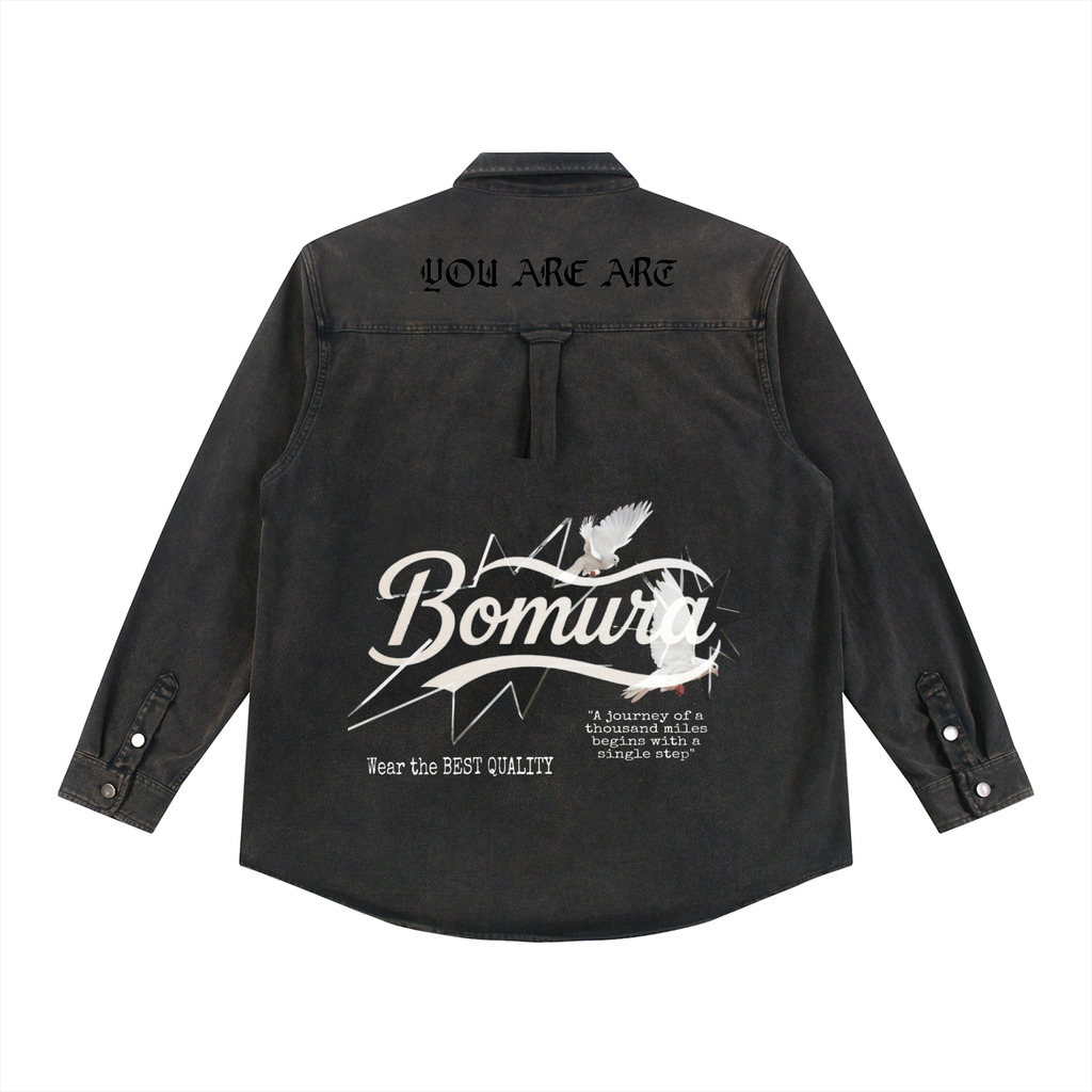 Bomura Collection '26 Denim Vintage Washed Heavyweight Jacket