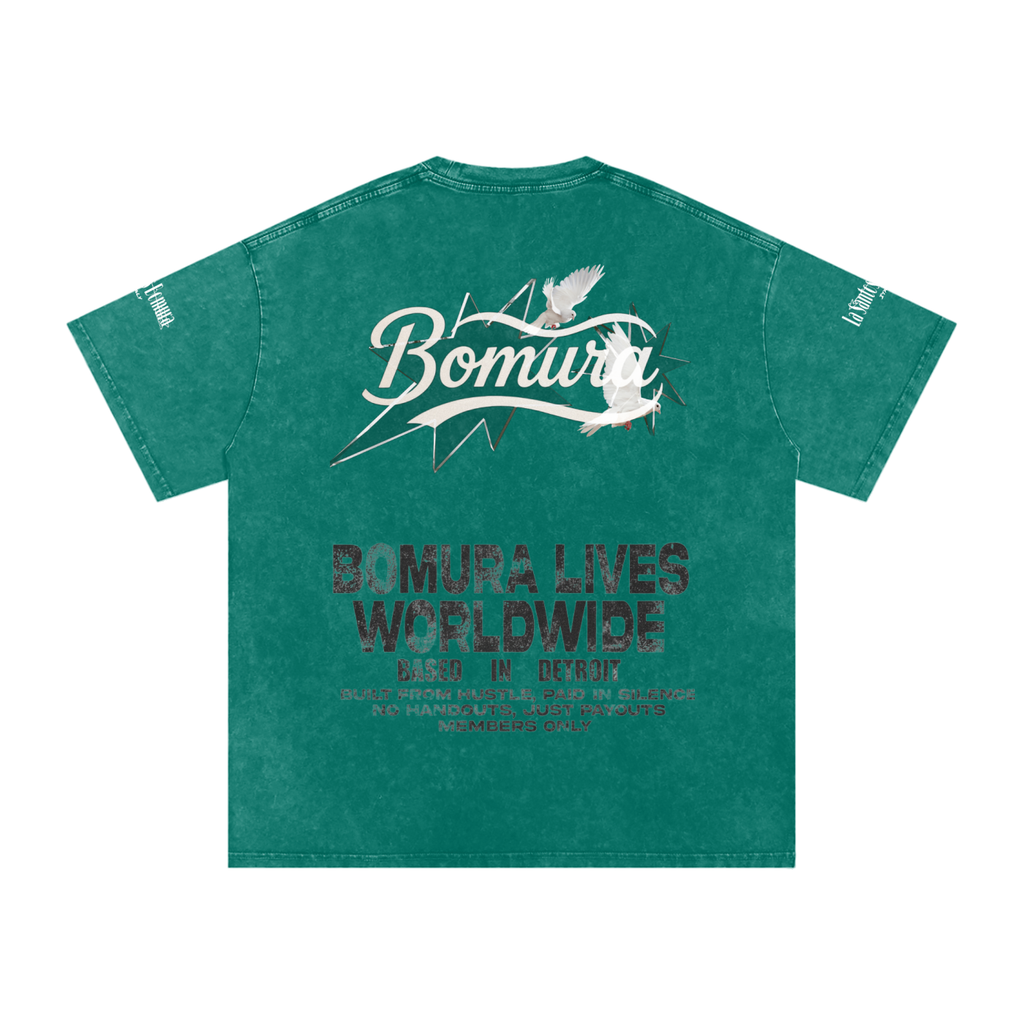 Bomura Lives SS'26 Washed Oversized Cotton T-Shirt